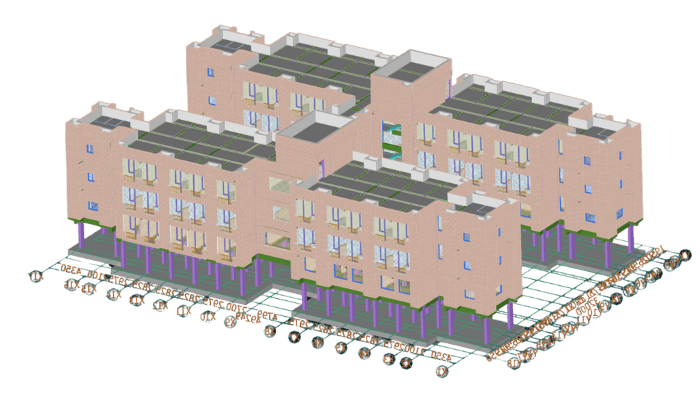 Cubicost TAS Quantity Takeoff software interface showing 3D model measurements